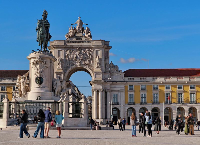 Lisbon; the Praa do Comrcio. 