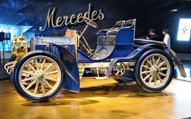 Emil Jellinek (Vienna and Nice), user of Daimler-Benz cars, insisted on using the name of his daugther Mercedes on cars.