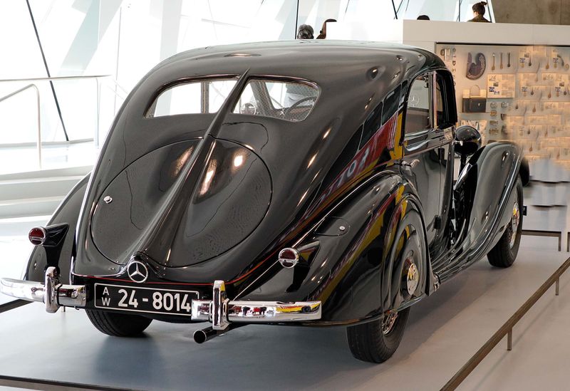 Mercedes-Benz Museum; the cars evolution.