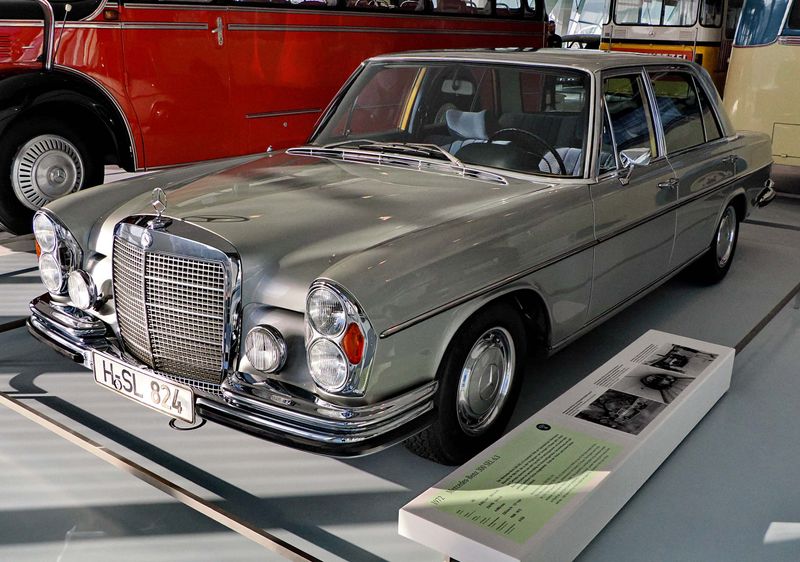 Mercedes-Benz Museum; the cars evolution.
