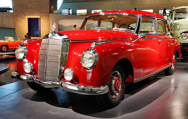 Mercedes-Benz Museum; the cars evolution.