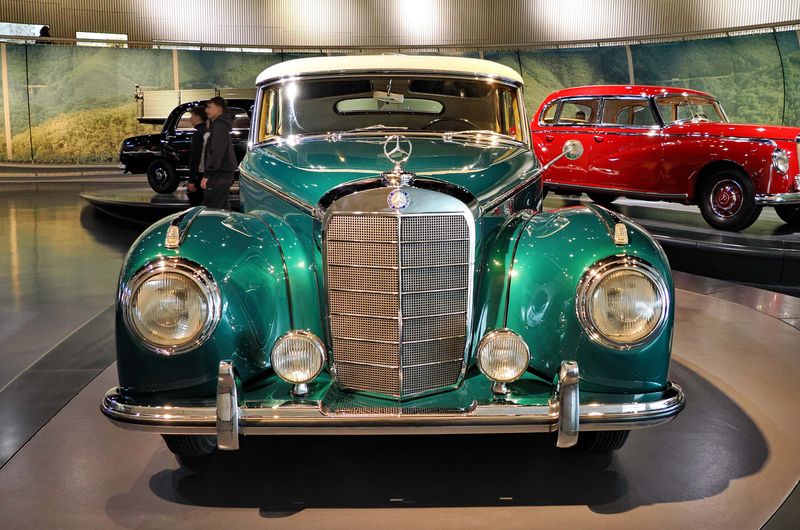 Mercedes-Benz Museum; the cars evolution.