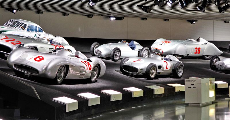 The compettion cars.  