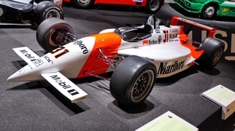 The compettion cars (F1).   