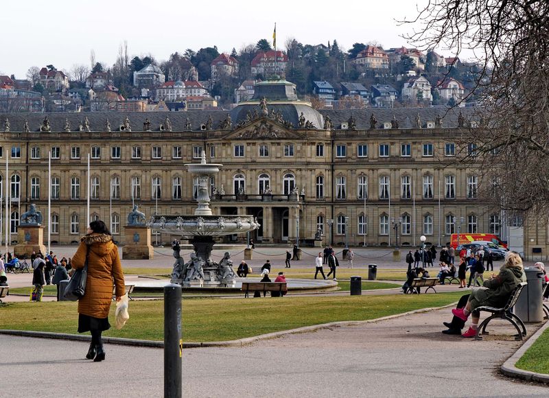 Stuttgart downtown.