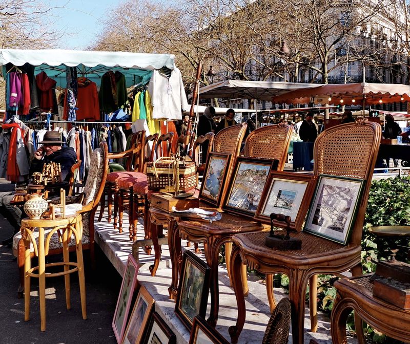 Market at Boulevard Richard Lenoir, near Bastille.