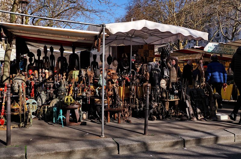 Market at Boulevard Richard Lenoir, near Bastille.