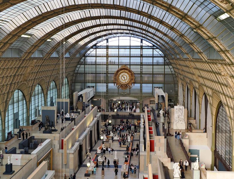 Musée d'Orsay; seen from the last floor.