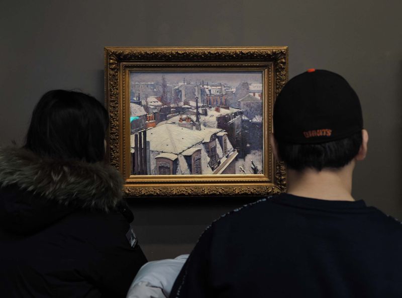 Musée d'Orsay: a Caillebotte painting.