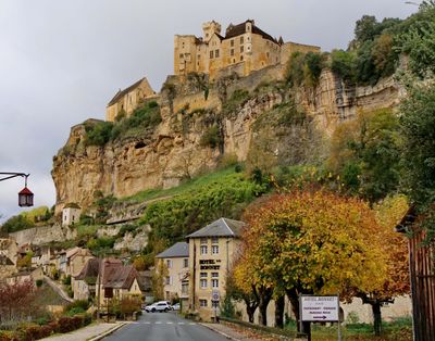 The Beynac village and castle. 