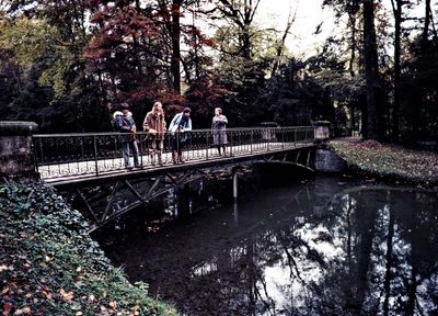 Garden of the Chateau de Chantilly. 