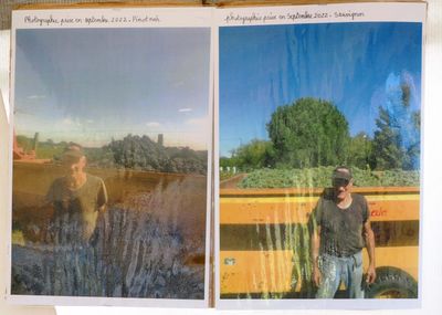 The same monsieur, proudly pictured at his own production area, Loire rgion. 