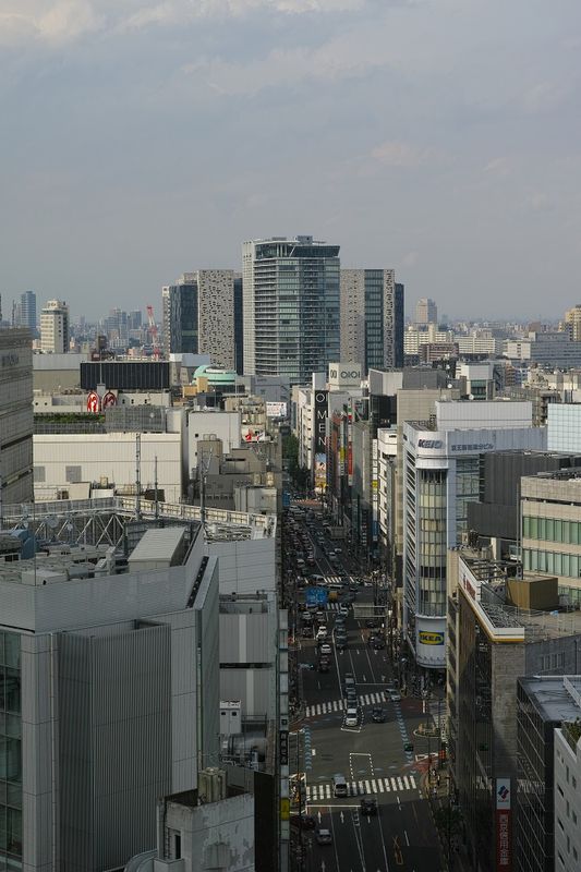 From the rooftop of Takashimaya Times Square