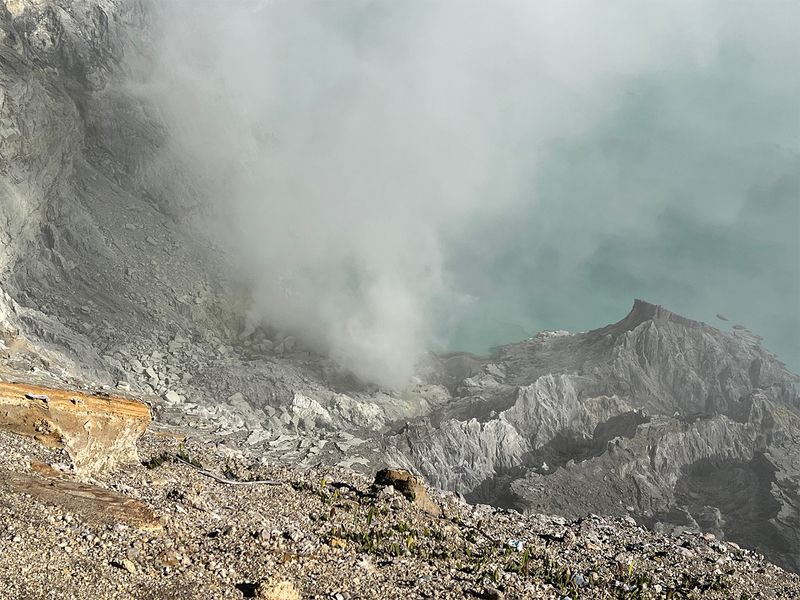 Kawah Ijen crater lake 