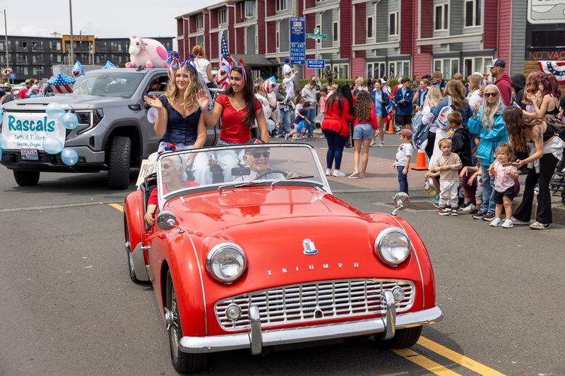 Our neighbor's car in the parade