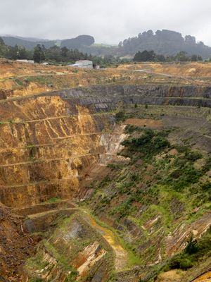 The Waihi gold mine