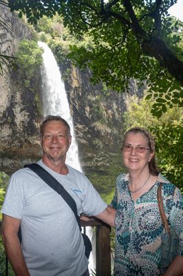 water falls portrait