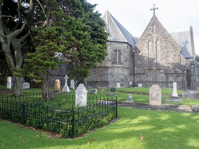 Graveyard of the New Plymouth Anglican Cathedral