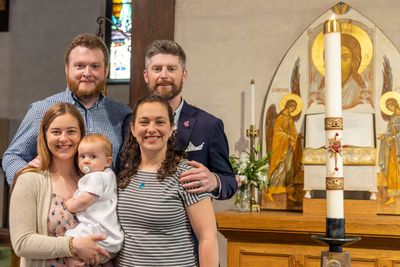 Parents, Godparents and Babe