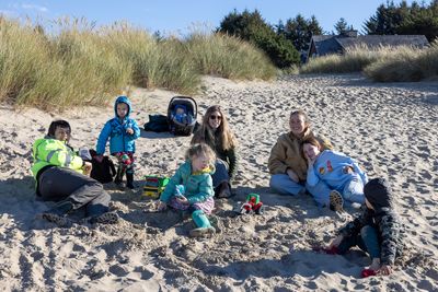 Beach play