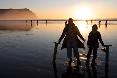 Mother and Daughter and Tillamook Head