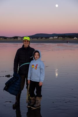 Moonrise beach photo