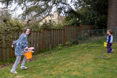 Egg hunt: Nell on the move