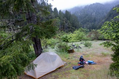 Day 3 morning: wet tent