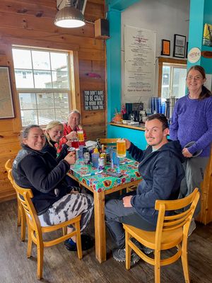 After hike lunch