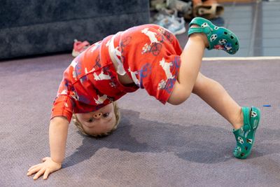 Trying to do a headstand