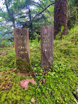 Ted and Joanne's resting place