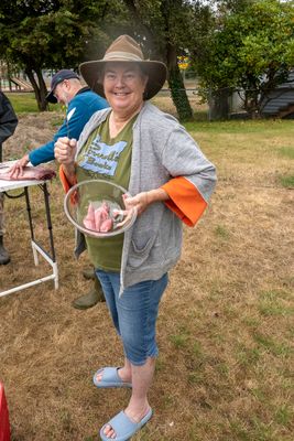 Aunty C helping out
