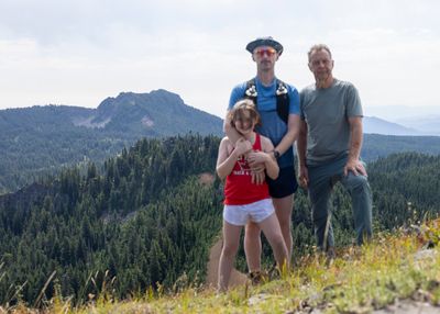 Blurry summit shot
