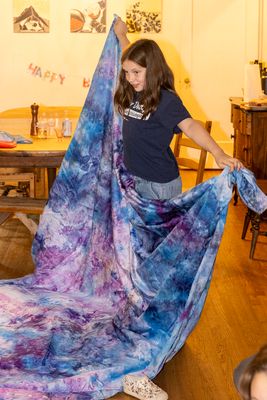 Gift from Stephanie: ice tie-dye beware