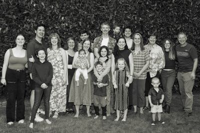 Louisa and her extended family