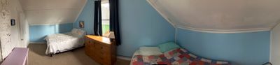 Upstairs bedroom facing south