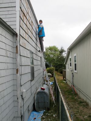 Carl changing the color in 2012