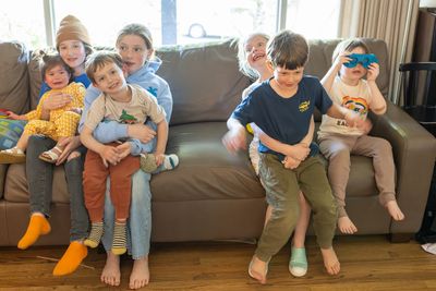 An attempt at getting a cousin group shot