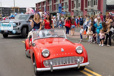 Our neighbor's car in the parade