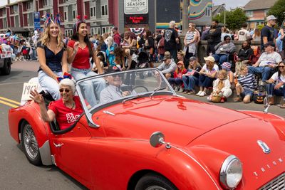 Our neighbor's car in the parade