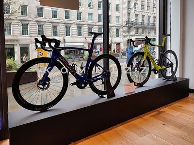 Pinarello Bicycles on Display