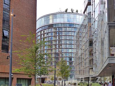Curved Glass Building