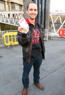 Smiling Cards Magician