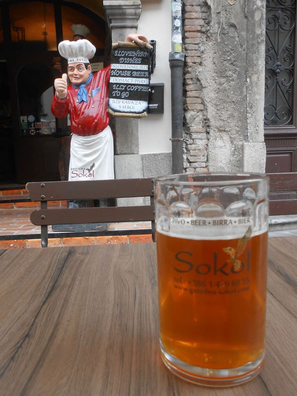 Gostilna-Sokol restaurant near Cathedral