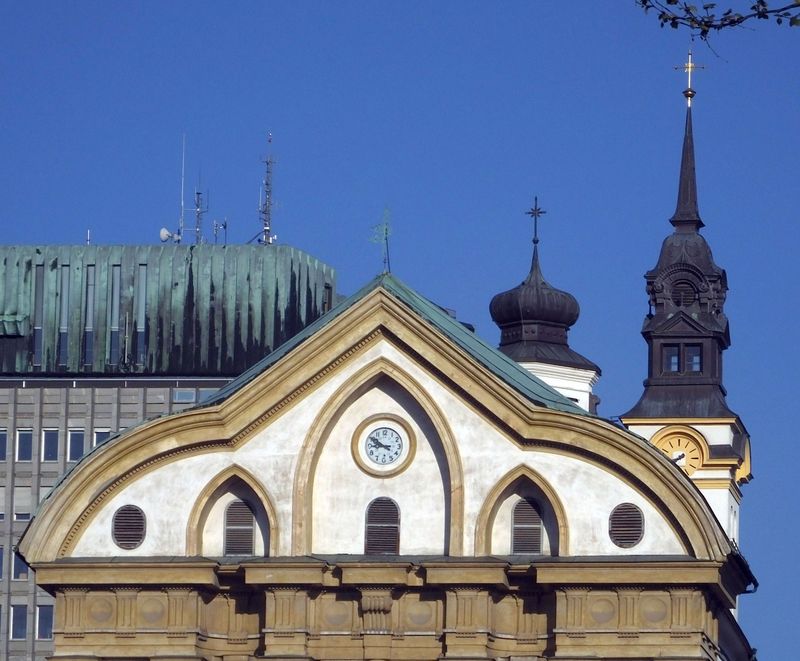 Ursuline Church of Holy Trinity with towers_Congress Square