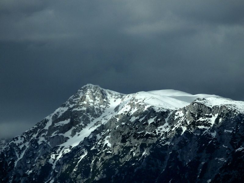 Julian Alps from Departure Lounge Gate 2B Joze Pucnik airport