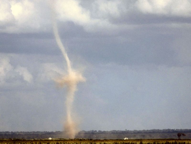 Dust Devil are fairly harmless mini tornados