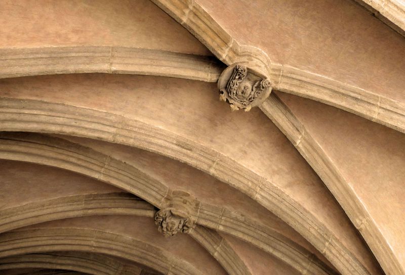 Old Town Hall entranceway ceiling