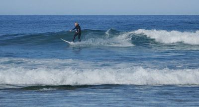 Surfing at Monte Clerigo