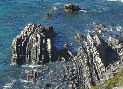 Strata from cliff walk Monte Novo near Maria Vinagre